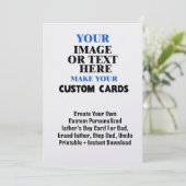 Maak Je Eigen Kaart Voor Papa #Vaderdag (Staand voorkant)