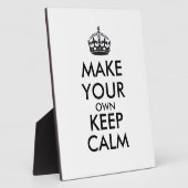 Maak je eigen kalmte - zwart fotoplaat (Zijkant)