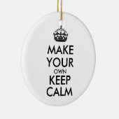 Maak je eigen kalmte - zwart keramisch ornament (Rechts)