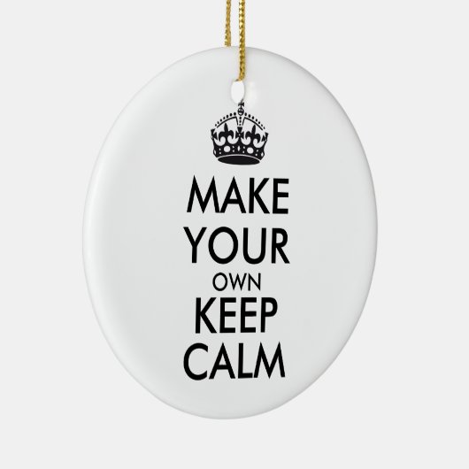 Maak je eigen kalmte - zwart keramisch ornament (Rechts)