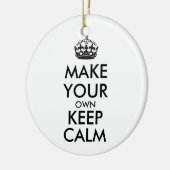 Maak je eigen kalmte - zwart keramisch ornament (Links)