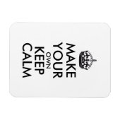 Maak je eigen kalmte - zwart magneet (Horizontaal)