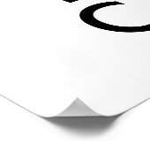 Maak je eigen kalmte - zwart poster (Hoek)