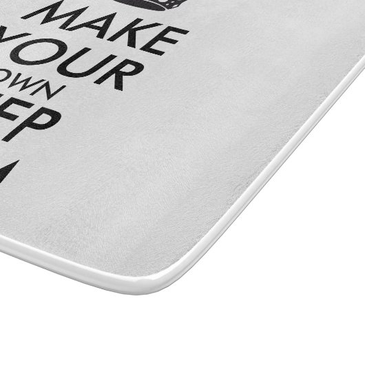 Maak je eigen kalmte - zwart snijplank (Hoek)