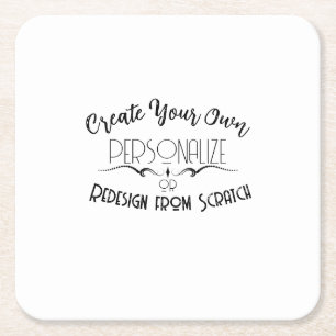 Maak je eigen kartonnen onderzetters