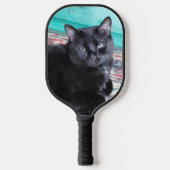 Maak Je Eigen Kat Foto Moppige Pickleball Paddle (Voorkant)