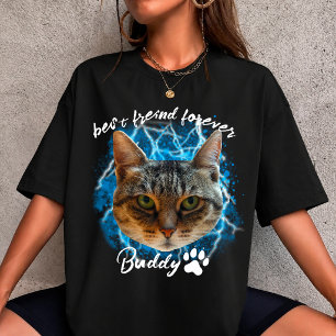 maak je eigen Kat Huisdier Foto Dier aangepaste 90 T-shirt