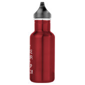 Maak Je Eigen Keep Calm and Carry On Waterfles (Rechts)