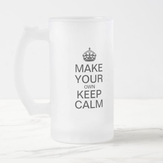 Maak je eigen Keep Calm Beer Mok (Links)