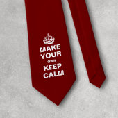 Maak je eigen Keep Calm Stropdas - Sjabloon