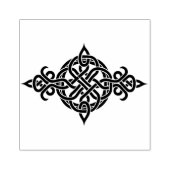 Maak Je Eigen Keltisch Knoopschild Stijl Rubberstempel (Afrduk)