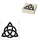 Maak je eigen Keltische drieknoop Rubberstempel (Gestempeld)