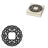 Maak je eigen Keltische knoop cirkel Rubberstempel (Gestempeld)