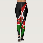 Maak je eigen Keniaanse prachtige Hakuna Matata br Leggings (Achterkant)