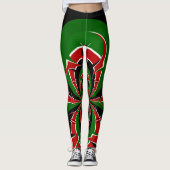 Maak je eigen Keniaanse prachtige Hakuna Matata br Leggings (Voorkant)