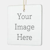 Keramisch vierkant ornament (Links)