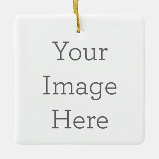 Keramisch vierkant ornament (Voorkant)