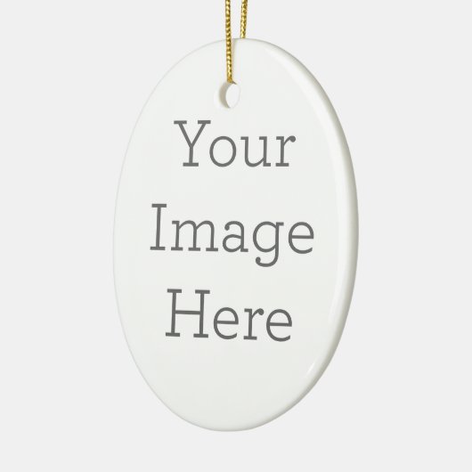 Keramisch ovaal ornament (Links)