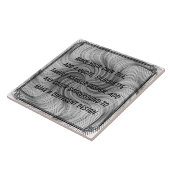 Maak je eigen keramische tapijten tegeltje (Zijkant)