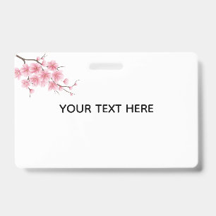 Maak Je Eigen Kersenbloesem Bloem Badge