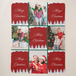 Maak Je Eigen Kerst Foto Collage Sherpa Deken