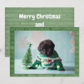 Maak je eigen kerst Kaart (Voorkant / Achterkant)