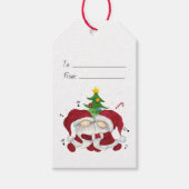 Maak je eigen Kerstboomknuffel-kabouters Cadeaulabel (Voorkant)