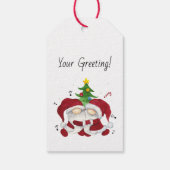 Maak je eigen Kerstboomknuffel-kabouters Cadeaulabel (Achterkant)