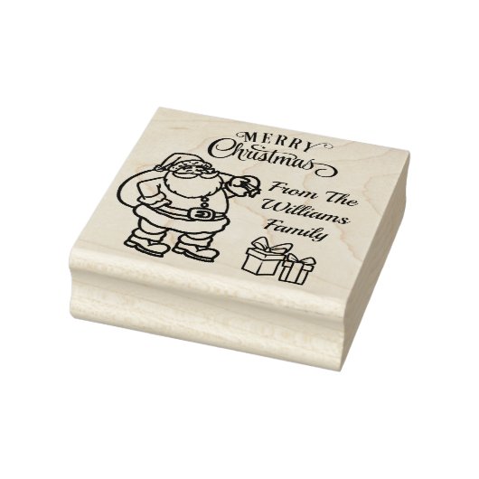 Maak Je Eigen Kerstcadeau-etiketten Tekst Toevoege Rubberstempel (Stempel)