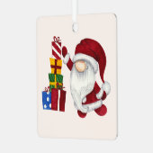 Maak je eigen kerstcadeau kabouter metalen ornament (Voorkant links)