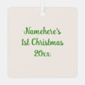 Maak je eigen kerstcadeau kabouter metalen ornament (Achterkant)