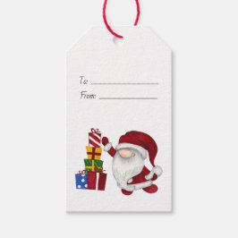 Maak je eigen kerstcadeau kabouters cadeaulabel