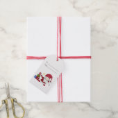 Maak je eigen Kerstcadeaus Vuurwerk Kabouter Cadeaulabel (Met Touw)