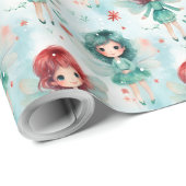 Maak je eigen Kerstfeeën Cadeaupapier (Rol Hoek)