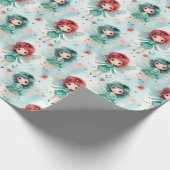 Maak je eigen Kerstfeeën Cadeaupapier (Hoek)