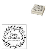 Maak je eigen | Kerstkrans | Persoonlijk Rubberstempel (Gestempeld)