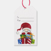 Maak je eigen Kerstman Dwerg & Kerstcadeaus Cadeaulabel (Voorkant)