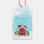 Maak Je Eigen Kerstman Kabouters Liefdes Kabouter Cadeaulabel (Voorkant)