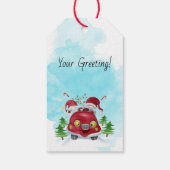 Maak Je Eigen Kerstman Kabouters Liefdes Kabouter Cadeaulabel (Achterkant)