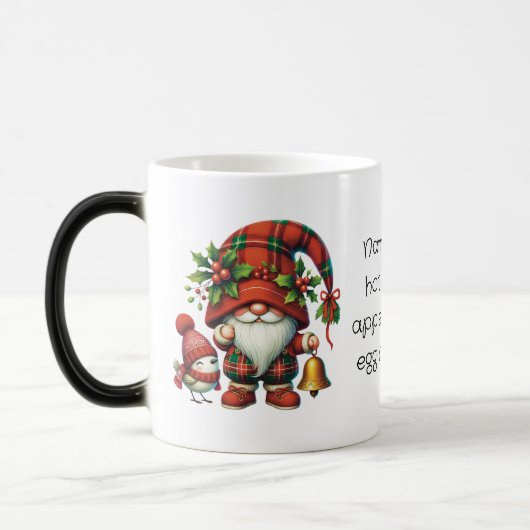 Maak Je Eigen Kerstmis Geruite Kabouter Magische Mok (Links)
