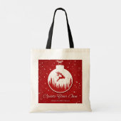 Maak je eigen Kerstmis Tote Bag (Achterkant)