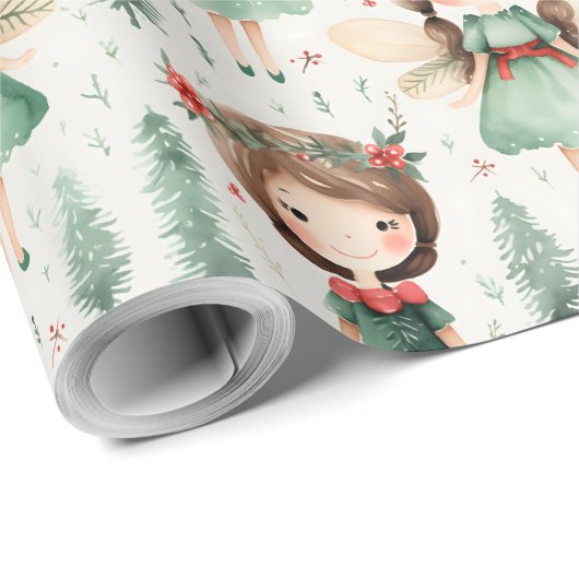 Maak je eigen Kerstpixies Cadeaupapier (Rol Hoek)