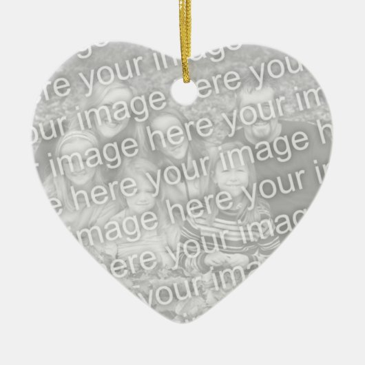 Maak je eigen kerstversiering keramisch ornament (Voorkant)