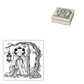 Maak je eigen kikkerzoeker met cape rubberstempel (Gestempeld)