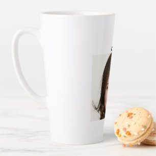 Maak Je Eigen Kinder Foto Aangepaste Foto Latte Mok