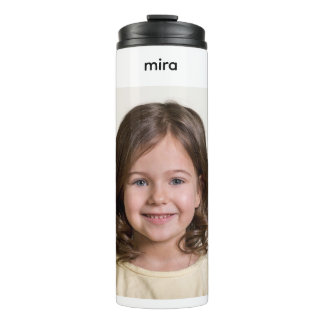 Maak Je Eigen Kinder Foto Aangepaste Foto Thermosbeker