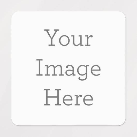 Klein Vierkant Kleding Label (Design 2)