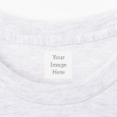 Klein Vierkant Kleding Label (Aangebracht)