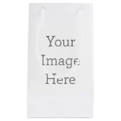 Personaliseerbaar Cadeautasje - Small, Glanzend (Voorkant)