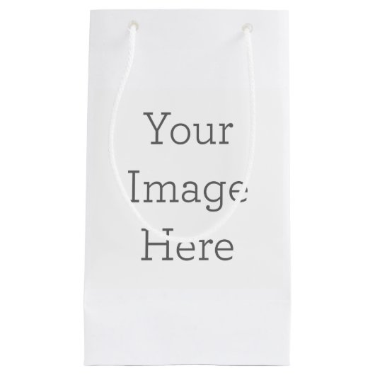 Personaliseerbaar Cadeautasje - Small, Glanzend (Voorkant)